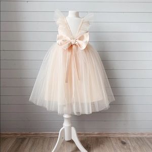 Custom flower girl/ formal dress size 7